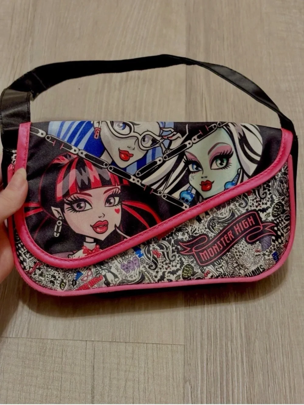Monster High Purse Shoulder Bag Youth Accessory Clutch Mini Bag 2013 Y2K Style